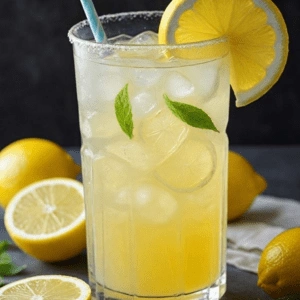 Lemonade with Sweet, Vanilla Cream