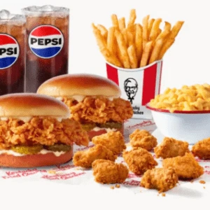 Meal for Two 2 Sandwiches 10 pc Nuggets Combo