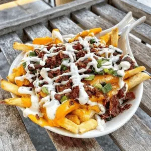 Nashville Hot Loaded Fries Bowl