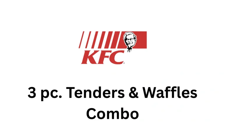 3 pc. Tenders & Waffles Combo