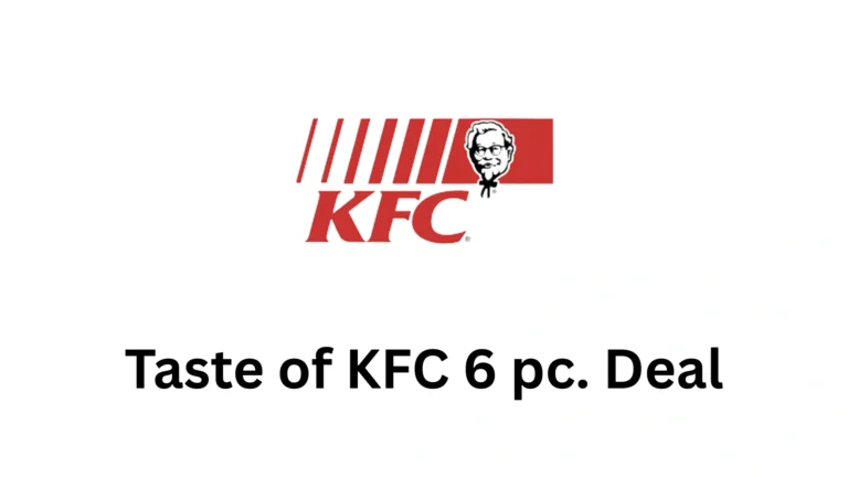 Taste of KFC 6 pc. Deal