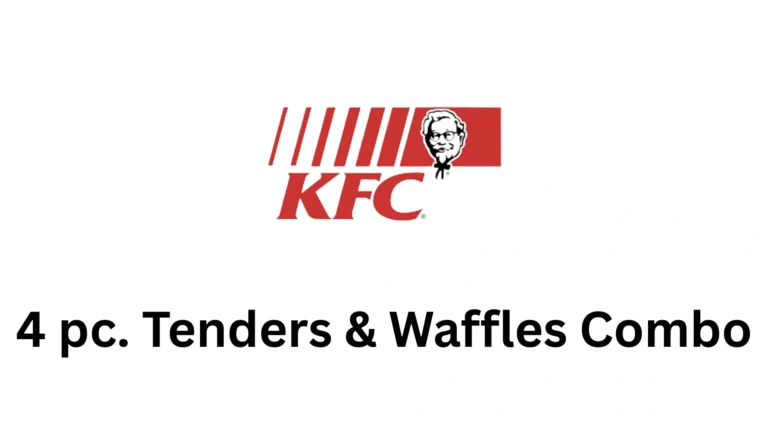 4 pc. Tenders & Waffles Combo