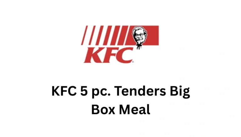 KFC 5 pc. Tenders Big Box Meal