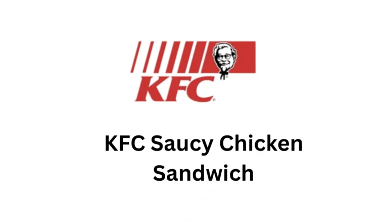 KFC Saucy Chicken Sandwich