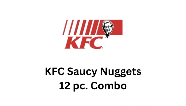 KFC Saucy Nuggets 12 pc. Combo