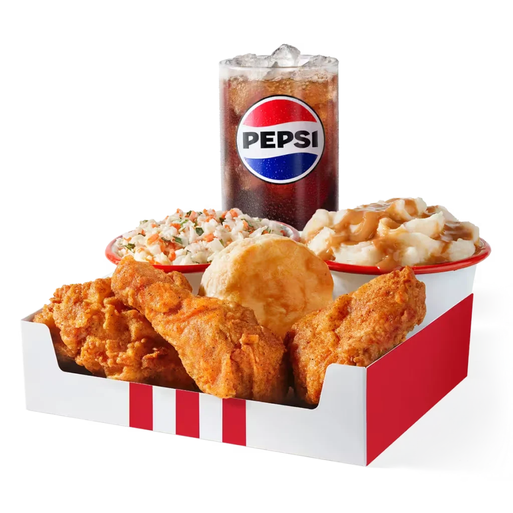 KFC 3 pc. Chicken Big Box Meal