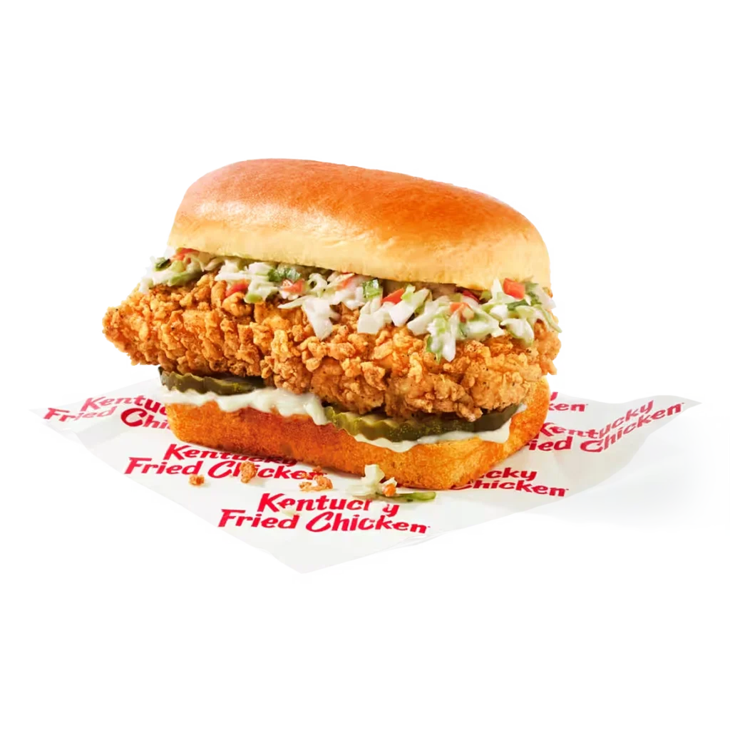 KFC Snacker™ with Coleslaw