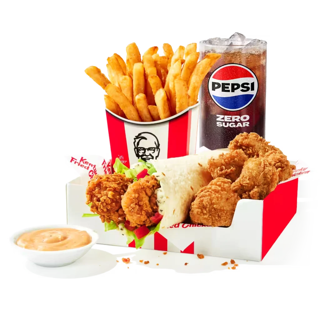 KFC Twister + Nuggets Big Box Meal