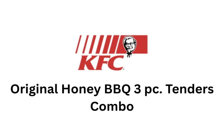 KFC Original Honey BBQ 3 pc. Tenders Combo