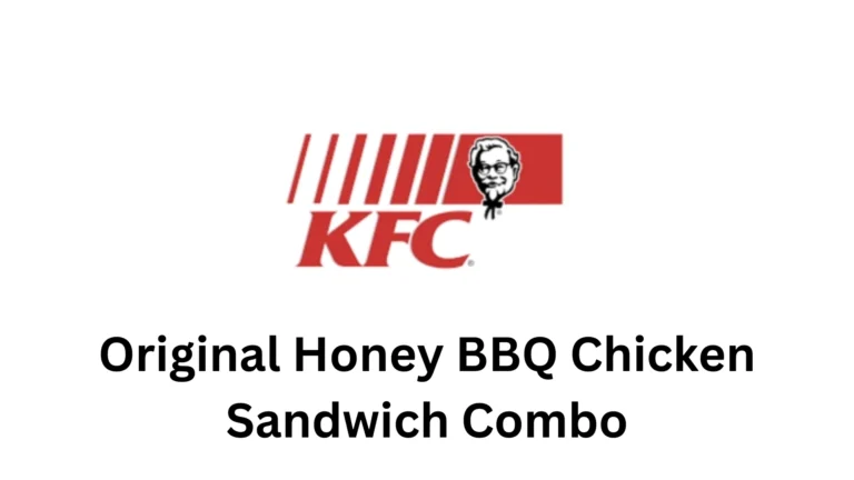 Original Honey BBQ Chicken Sandwich Combo