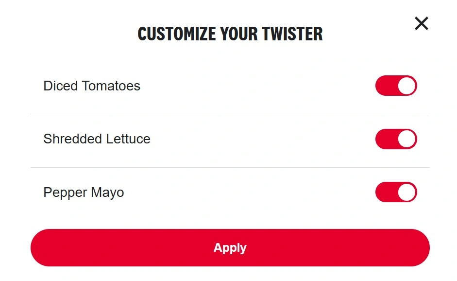 Twister Customization
