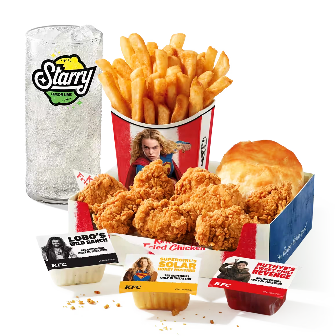 Supergirl Nuggets Combo Meal